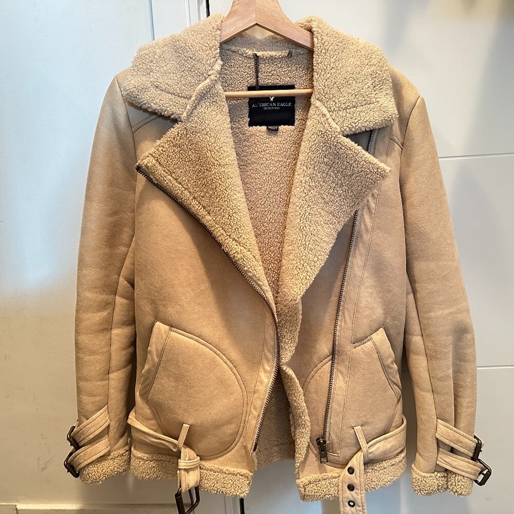 American Eagle Sherpa Coat